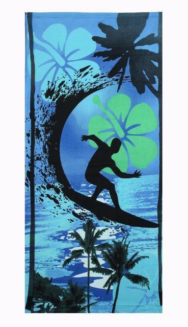 Summer Microfiber Printed Beach Towels, Various Designs